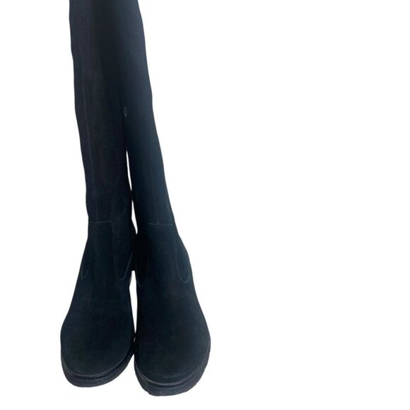 Vince Camuto 9.5 M Shianne 2 Stretch and Suede leather black over the knee - Picture 7 of 11